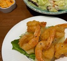 Pineapple Fried Shrimp with Crispy Dough Stick