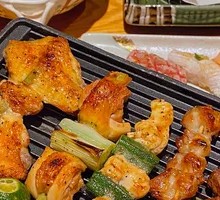 Quail Skewer Five-Combination Platter