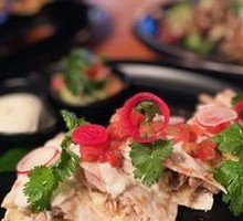 Chicken Cheese Flatbread