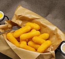 Golden Cheese Rice Cake