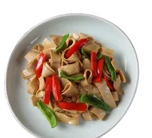 Stir-Fried Bean Sheet with Green Chili