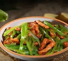 Green Pepper Shredded Pork Rice