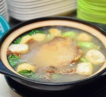 Pork Cutlet in Clay Pot
