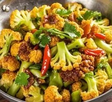 Spicy Cauliflower in Hot Pot