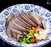 Cold-mixed pig liver