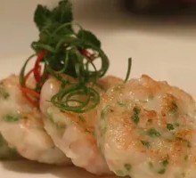 Golden Fried Shrimp Patties