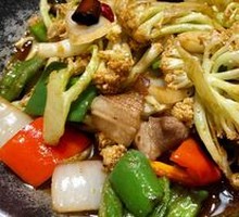 Spicy Cauliflower in Hot Pot