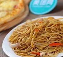 Black Pepper Beef Spaghetti