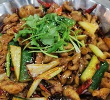 Spicy Pork Intestines Stir-fry