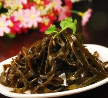 Cold-mixed kelp strands