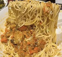 Crab Roe Noodles