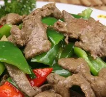 Stir-fried Lamb Liver with Garlic
