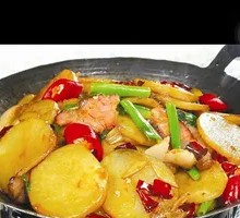 Spicy Potatoes in Dry Pot