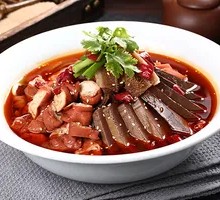 Spicy Dan Dan Noodles with Blood Sausage