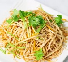 Cilantro Tofu Skin Salad