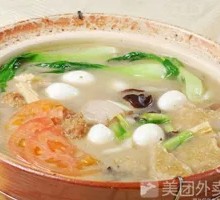 Bitter Gourd Stewed with Three Delicacies