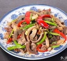 Offal Stir-fried with Garlic