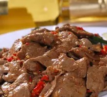 Stir-fried Lamb Liver with Pickled Mustard Greens