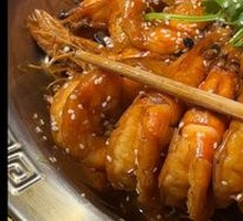 Chicken Wing Shrimp Pot