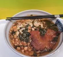 Vegetable Noodles with Pork Cutlet