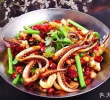 Dry Pot Squid Tentacles