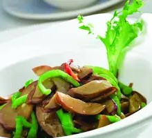 Eggplant with Green Pepper