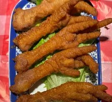 Braised Chicken Feet with Tiger Skin