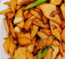 Stir-fried King Oyster Mushroom