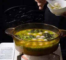 First-Harvest Laver Handmade Meatball Hot Pot