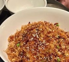 Scallop and Spring Onion Fried Rice with Seafood