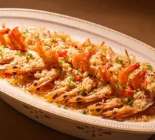 Blooming Garlic Vermicelli Steamed Shrimp