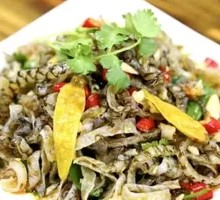 Sichuan-style Pickled Pepper Fish Skin