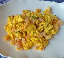 Shrimp and Free-range Egg Stir-fry