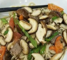 Beef and Mushroom Noodles