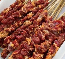Freshly Skewered Beef
