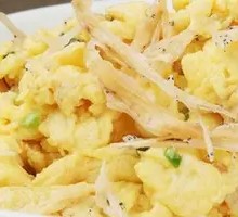 Silver Fish Fried with Eggs
