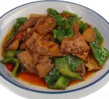 Green Pepper Spicy Pork