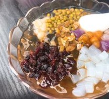 Taro Balls with Ice Jelly