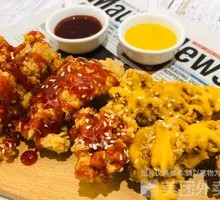 Colorful Fried Chicken Snack Platter