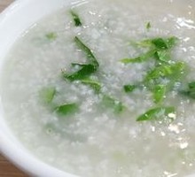 Green Vegetable Rice Porridge
