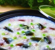 Boiled Beef and Century Egg Porridge