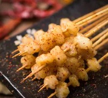 Grilled Beef and Ox Tail Skewers