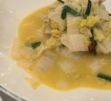 Fried Pork Crumbs with Napa Cabbage