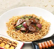 Stir-fried Pig Liver Noodles