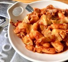 Spicy Cheese Rice Cake Stir-Fry