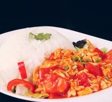 Tomato and Egg Fried Rice
