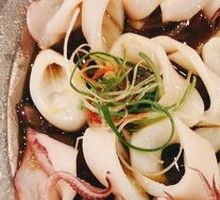 Scallion Stir-fried Squid