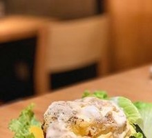 Beef and Potato Pancake with Egg