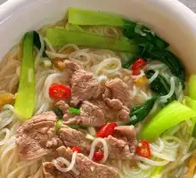Fresh Meat Noodle Soup
