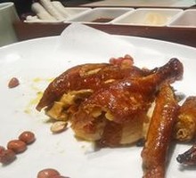 Crispy Taro Chicken with Wasabi Spring Rolls